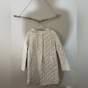 Weekend Max Mara Quilted Hooded Jacket - Cream